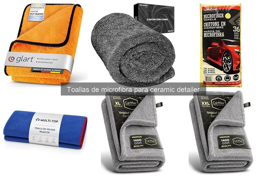 Mejores Toallas de Microfibra para Detailing y Ceramic Coating