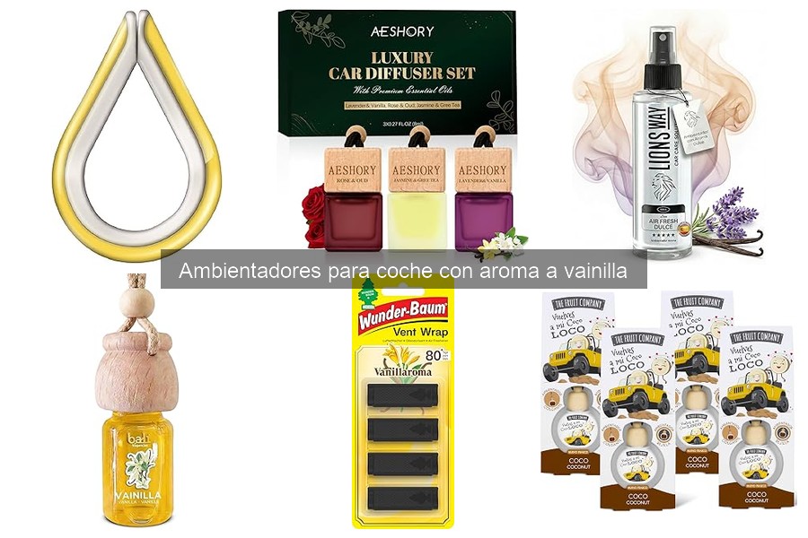 Mitos sobre ambientadores de coche con aroma a vainilla