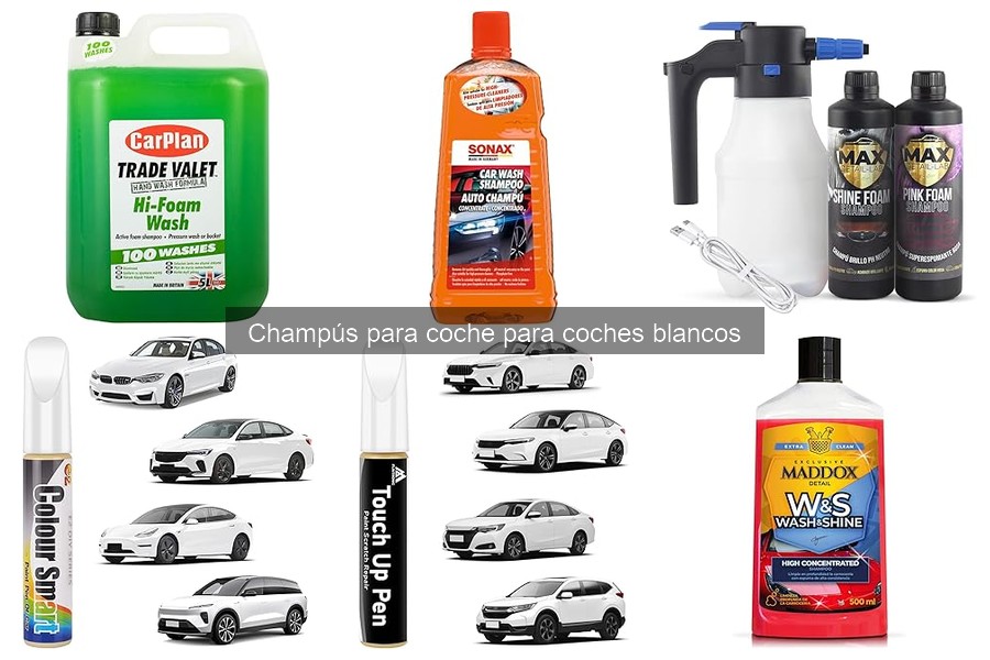 Ofertas en champús para coches blancos: ahorra al comprar