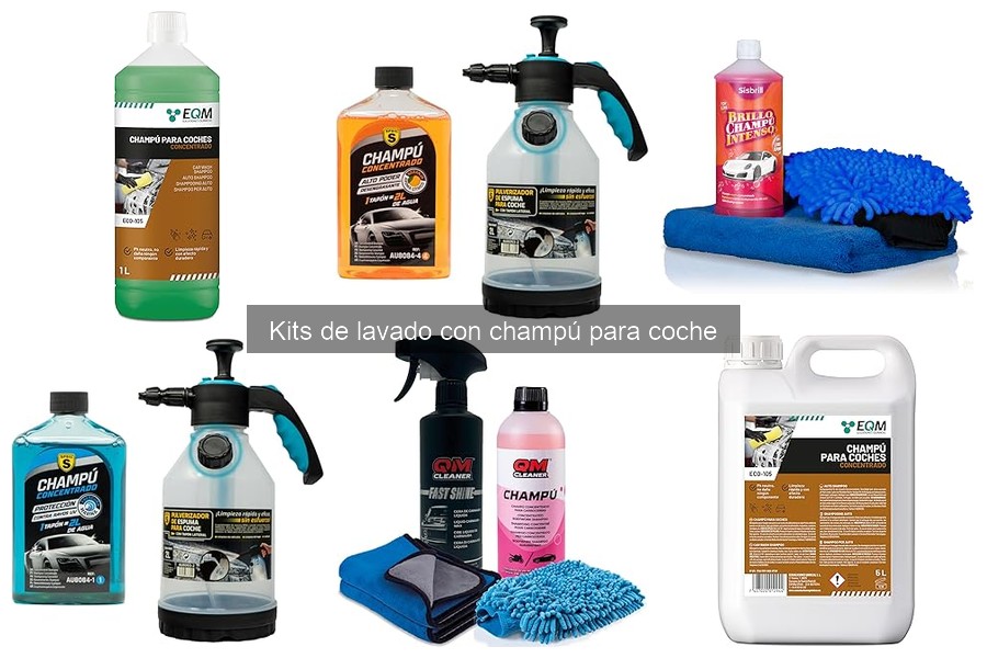 Ofertas y descuentos en kits de lavado para coche