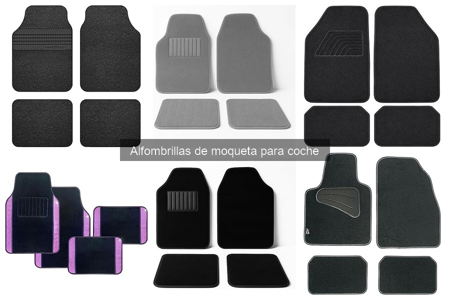 Ofertas y precios de alfombrillas de moqueta para coche