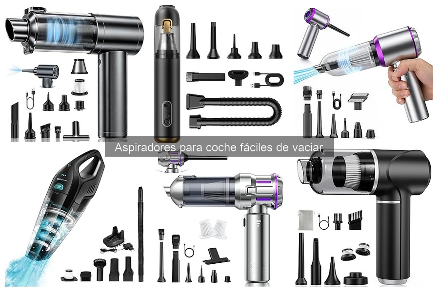 Ofertas y precios de aspiradores para coche fáciles de vaciar
