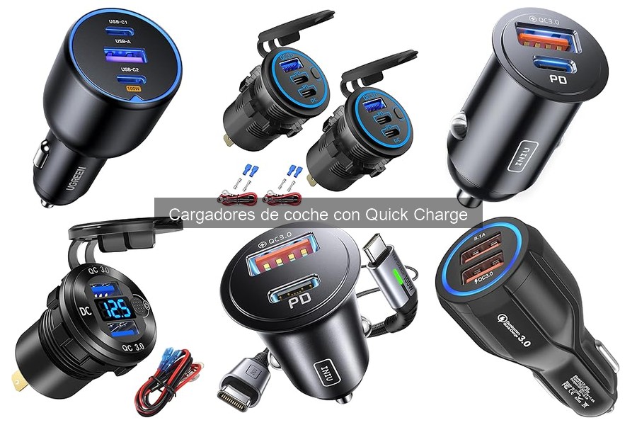 Opiniones de los mejores cargadores de coche con Quick Charge
