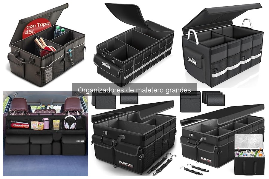 Opiniones de organizadores de maletero grandes: ¿Son efectivos?