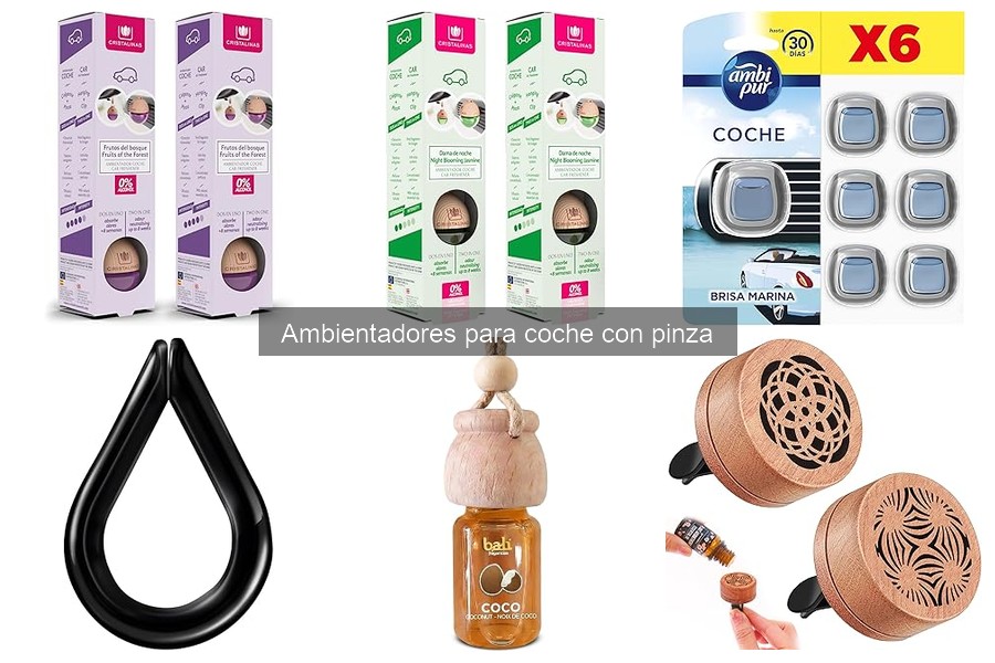 Opiniones sobre ambientadores con pinza para coche