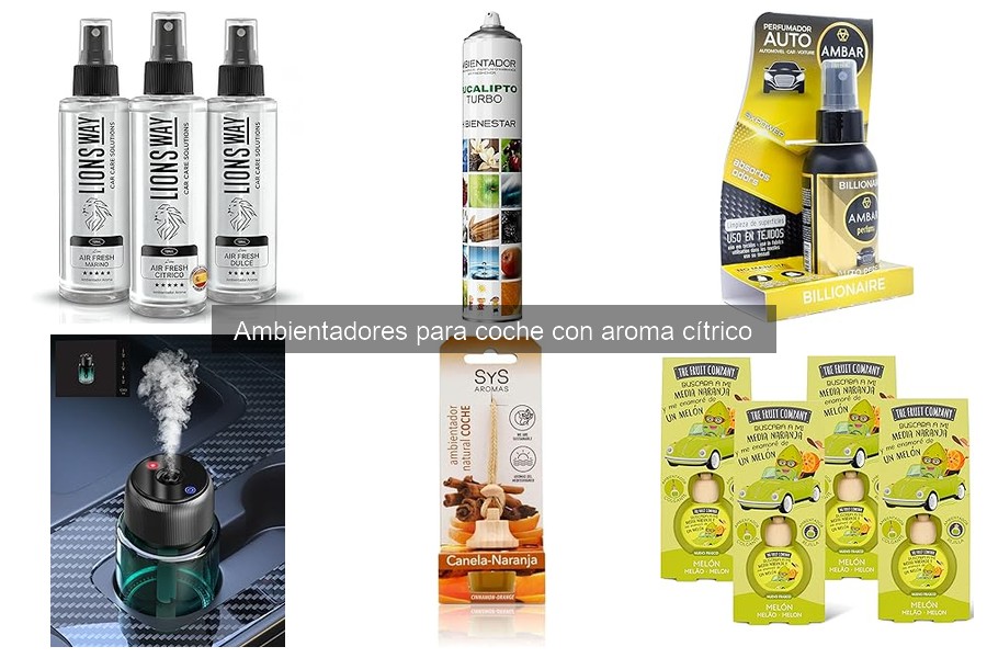 Opiniones sobre ambientadores de coche cítricos económicos