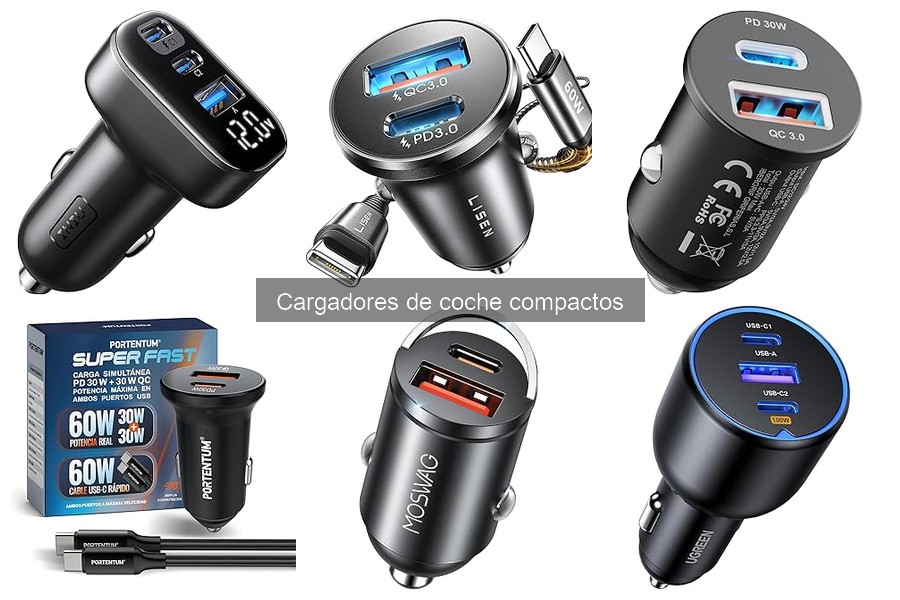 Opiniones sobre cargadores de coche compactos: análisis y experiencias