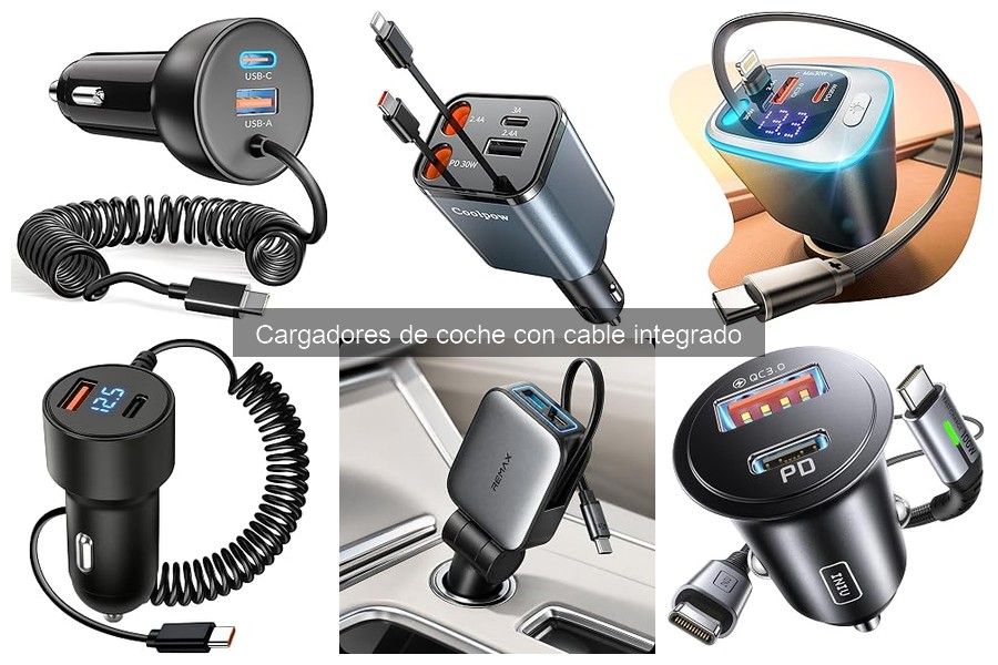 Opiniones sobre Cargadores de Coche con Cable Integrado