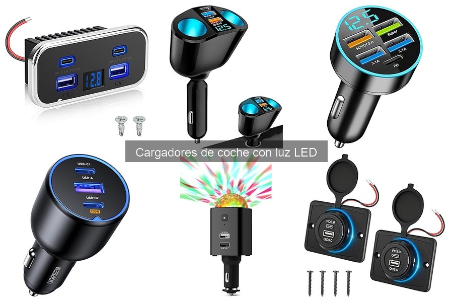 Opiniones sobre Cargadores de Coche con Luz LED