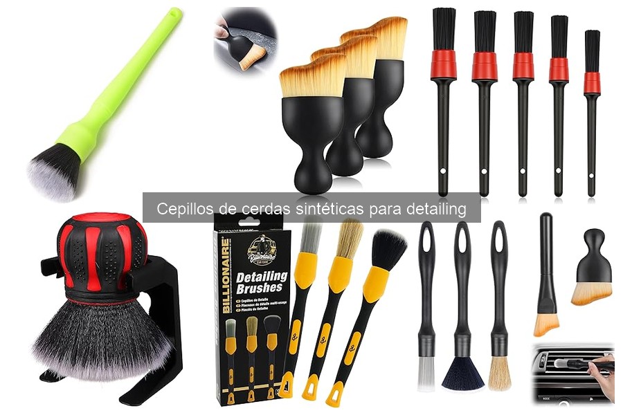 Opiniones sobre cepillos de cerdas sintéticas para detailing