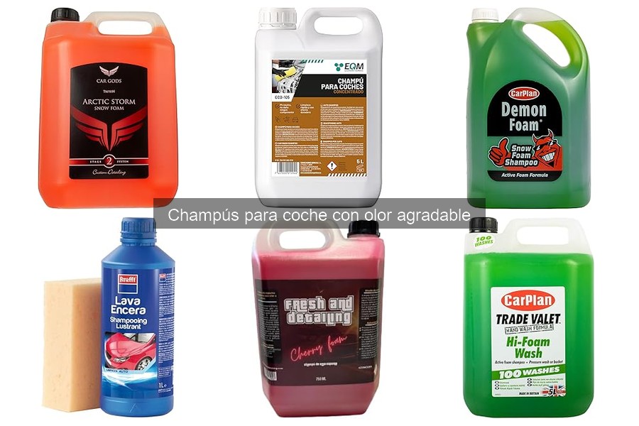 Opiniones sobre champús para coche con aroma agradable