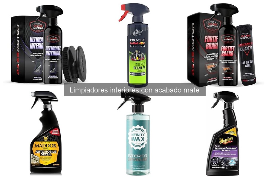 Opiniones sobre limpiadores interiores mate para coche