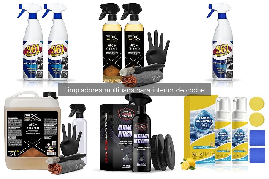 Opiniones sobre limpiadores multiusos para interior de coche