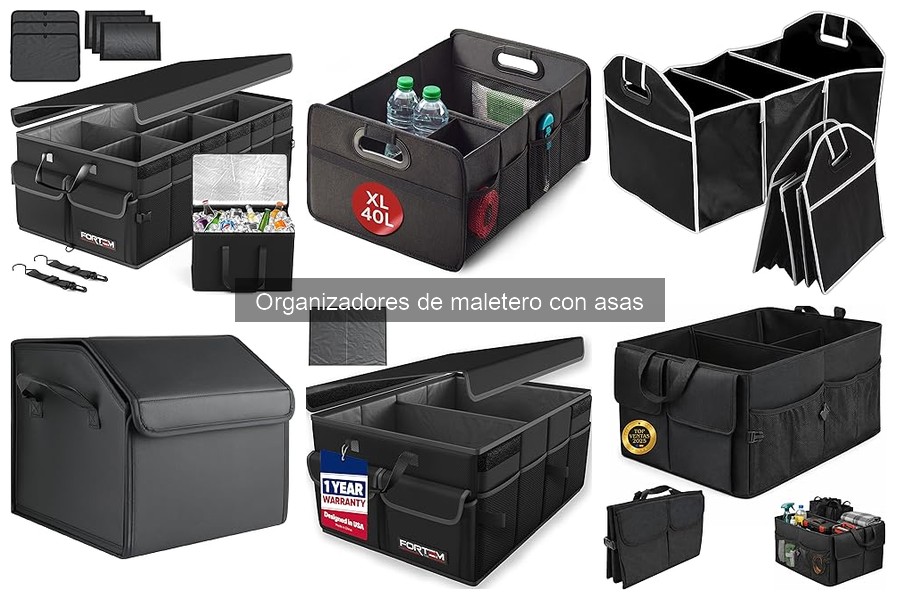 Opiniones sobre organizadores de maletero con asas
