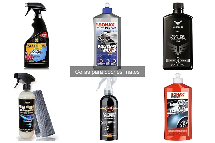 Precio de ceras para coches mates: guía de compra 2023