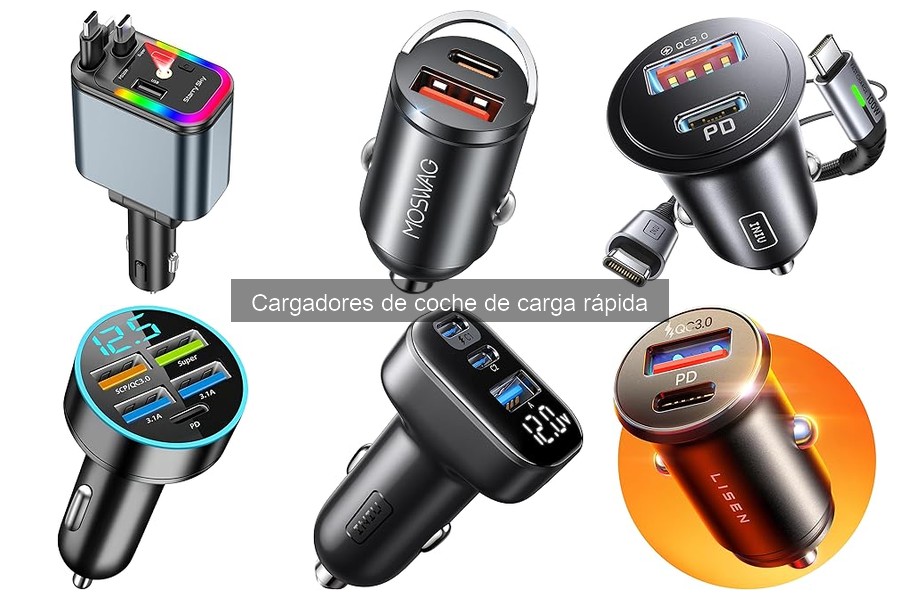Precio promedio de cargadores de coche de carga rápida