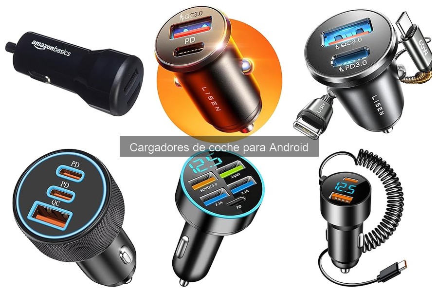 Precio promedio de cargadores de coche para Android 2023