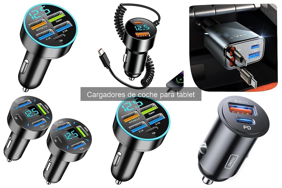 Precio promedio de cargadores de coche para tablet