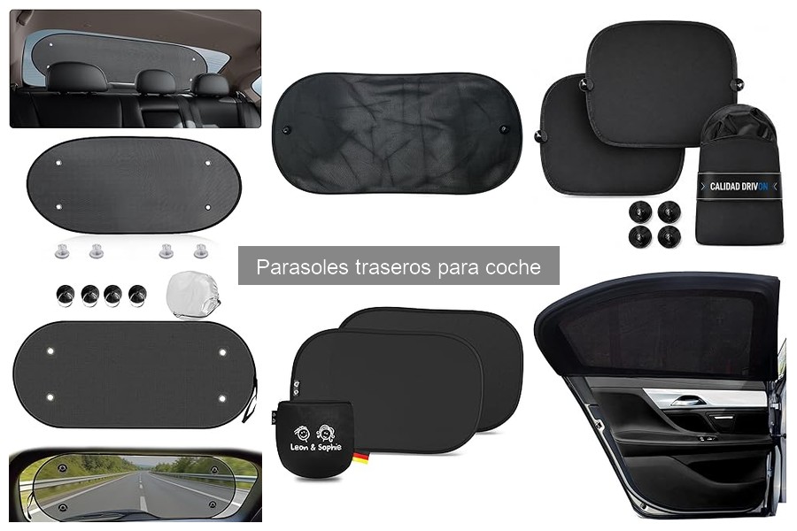 Precio promedio de los parasoles traseros para coche
