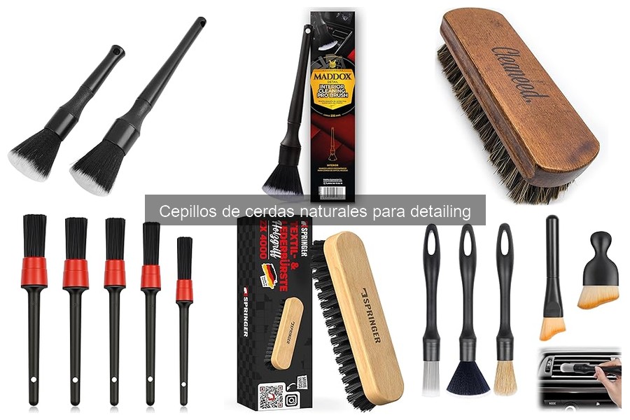 Precios de Cepillos de Cerdas Naturales para Detailing