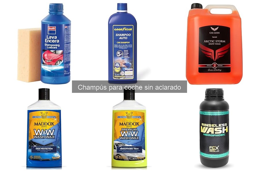 Precios de champús para coche sin aclarado: ¿Cuánto cuestan?