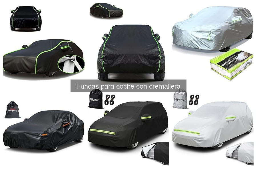 Precios de fundas para coche con cremallera en 2023