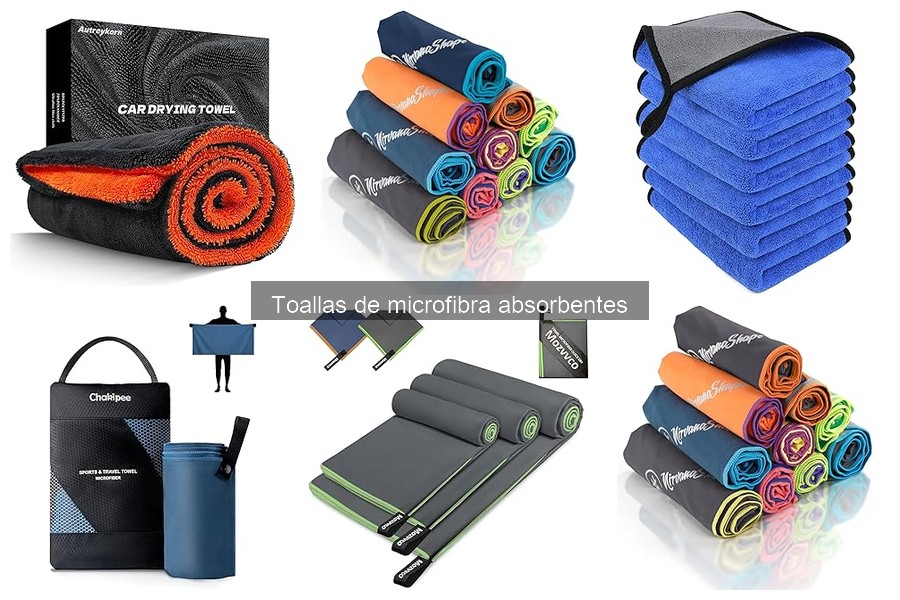 Precios toallas de microfibra absorbentes para coches