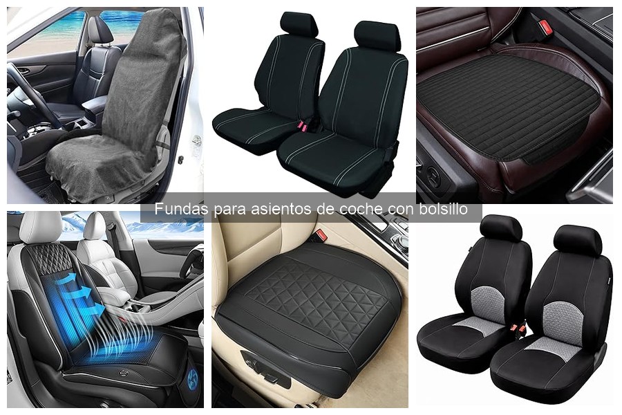 Precios y dónde comprar fundas para asientos de coche con bolsillo