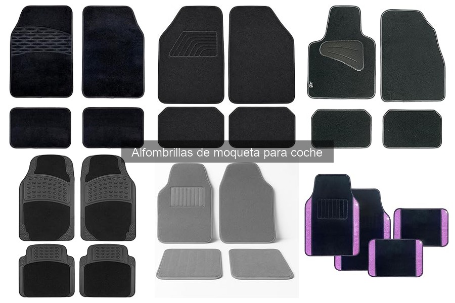 Preguntas Frecuentes sobre Alfombrillas de Moqueta para Coche