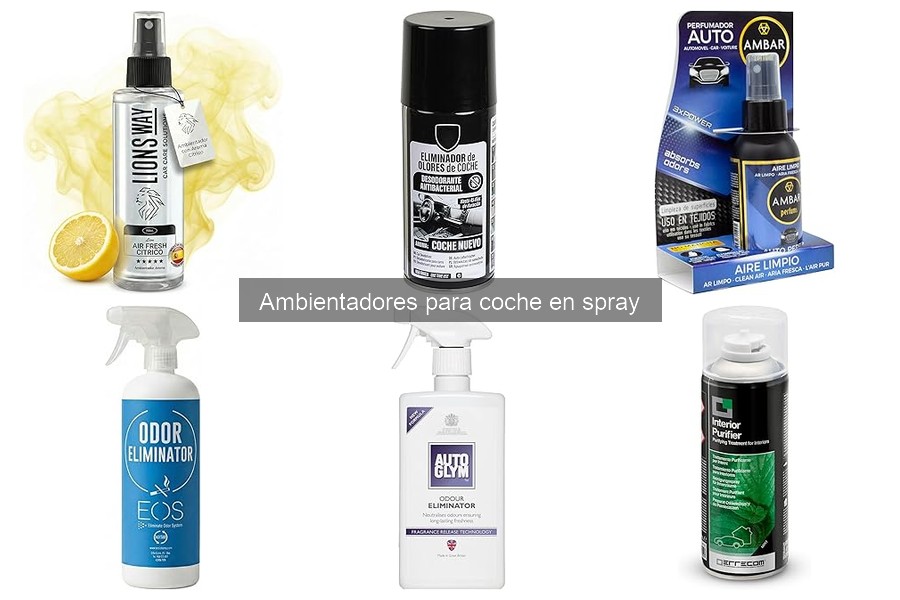 Problemas comunes al usar ambientadores en spray para coche