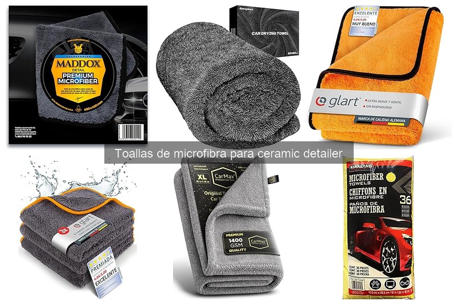 Problemas comunes al usar toallas de microfibra en detailing
