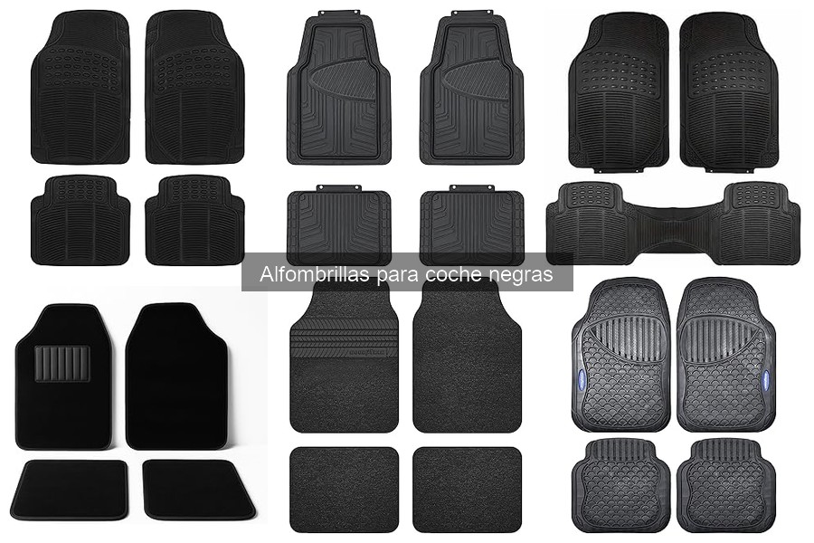 Problemas Comunes con Alfombrillas para Coche Negras