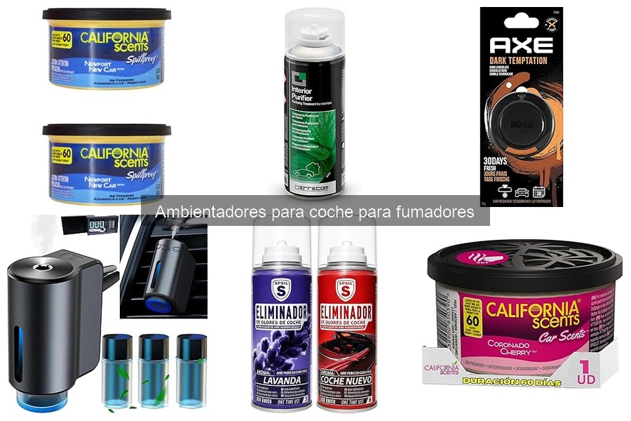 Problemas comunes con ambientadores para coche de fumadores