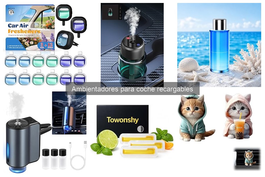 Problemas comunes con ambientadores recargables para coche