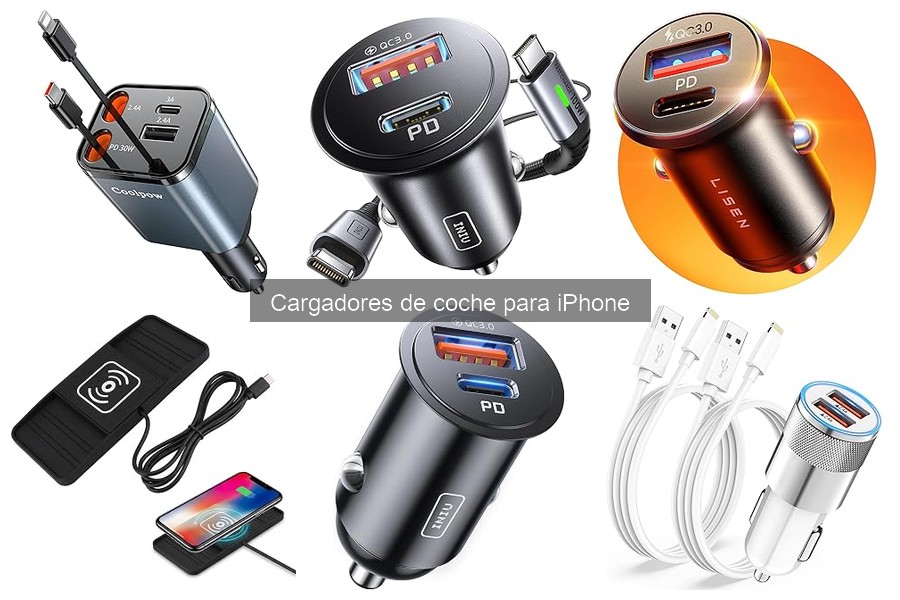 Problemas comunes con cargadores de coche para iPhone