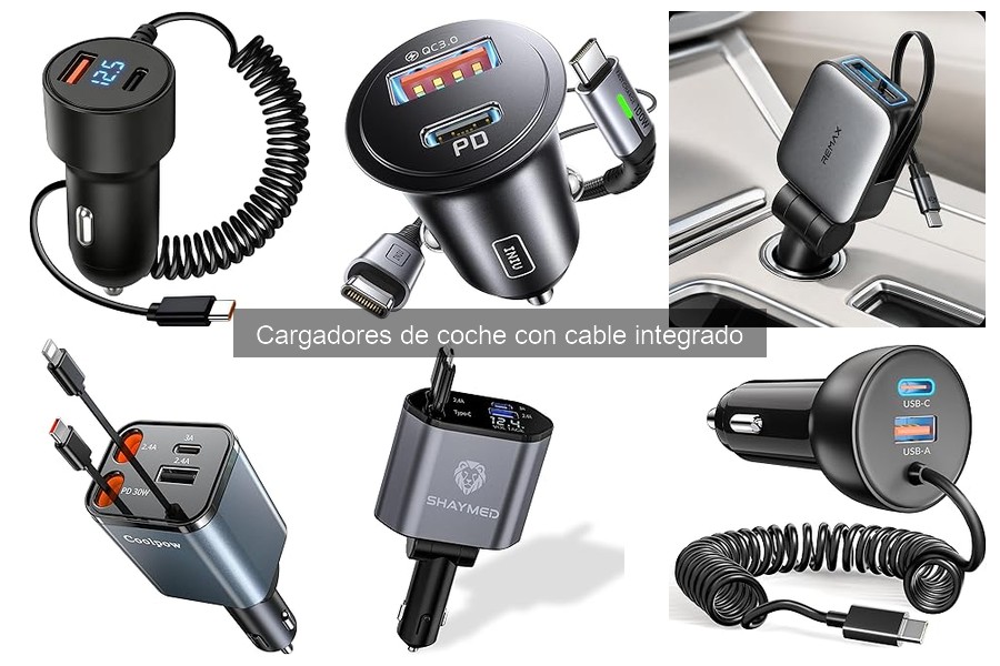 Problemas comunes de cargadores de coche con cable integrado