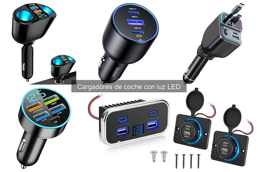 ¿Qué es un cargador de coche con luz LED? Descúbrelo aquí