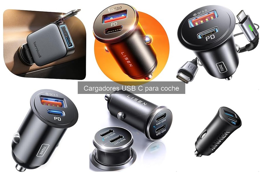 ¿Qué es un cargador USB C para coche? Características y funciones