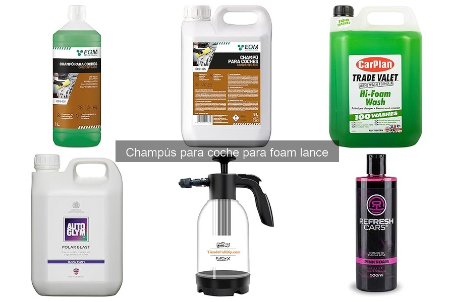 ¿Qué es un champú para coche para foam lance? Guía Básica