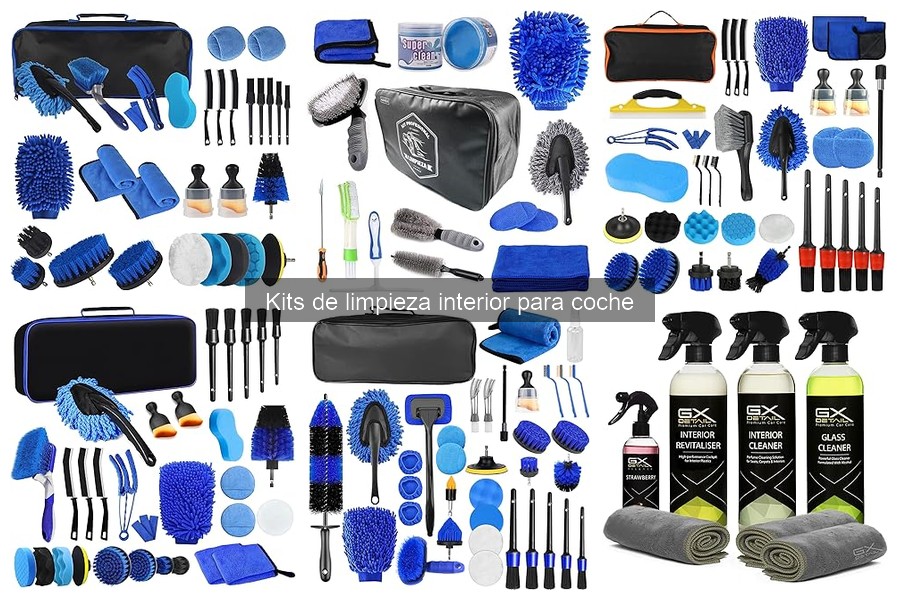 ¿Qué es un kit de limpieza interior para coche?