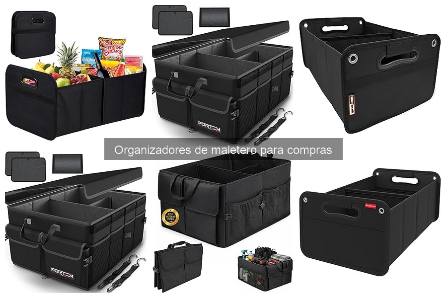 ¿Qué es un organizador de maletero para compras?