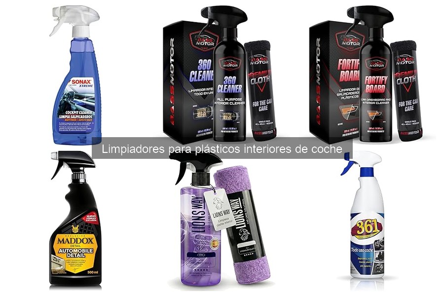 ** ¿Qué hacer si un limpiador dañó los plásticos interiores del coche?