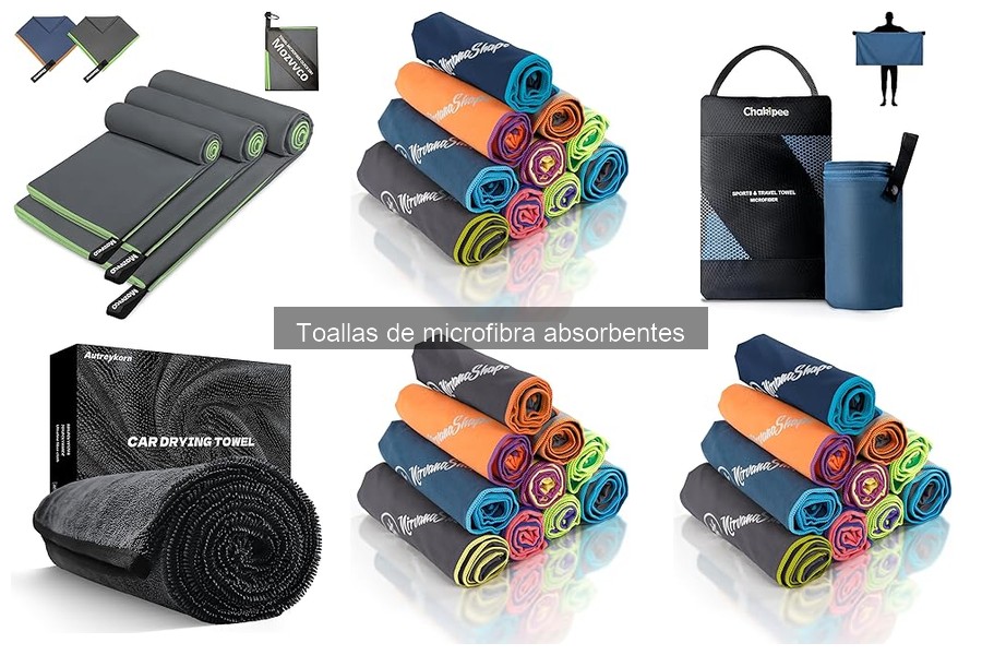 ¿Qué son las toallas de microfibra absorbentes?