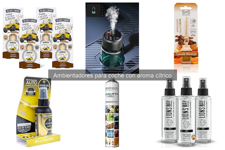 ¿Qué son los ambientadores cítricos para coche?