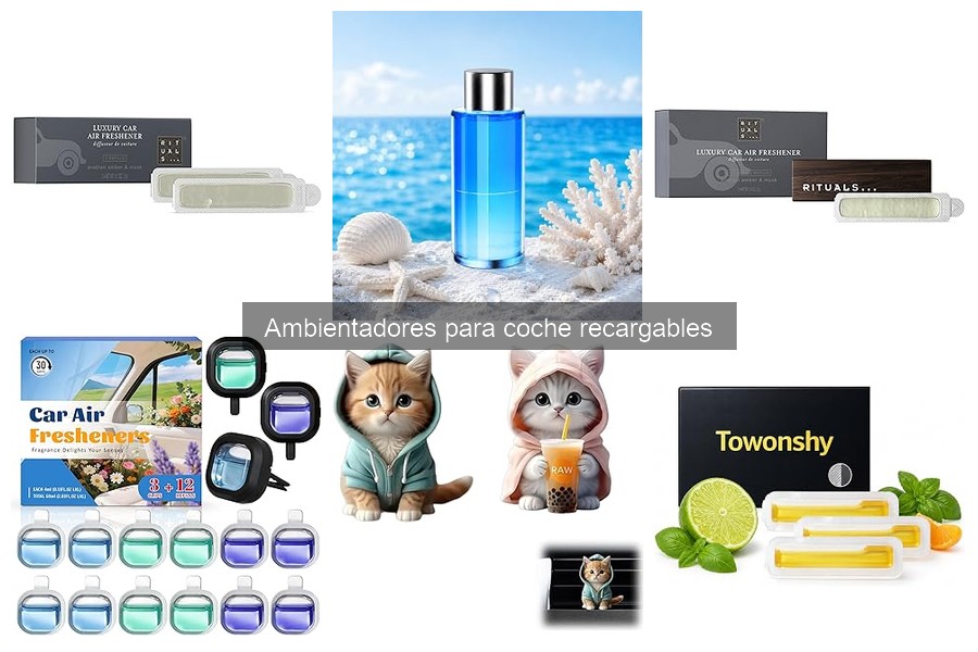 ¿Qué son los ambientadores recargables para coche?