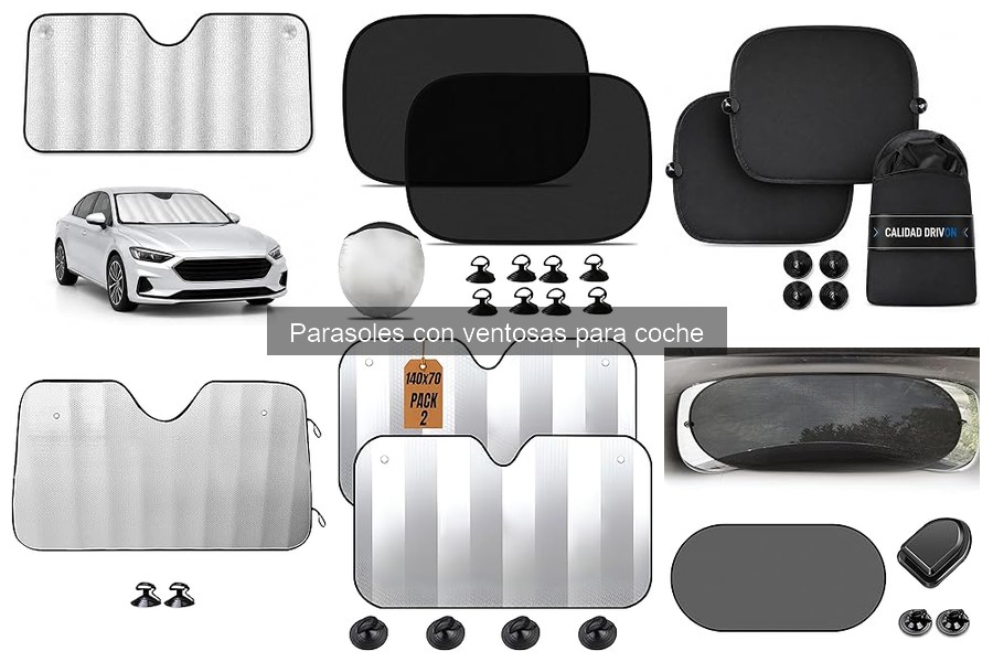 ¿Qué son los parasoles con ventosas para coche?