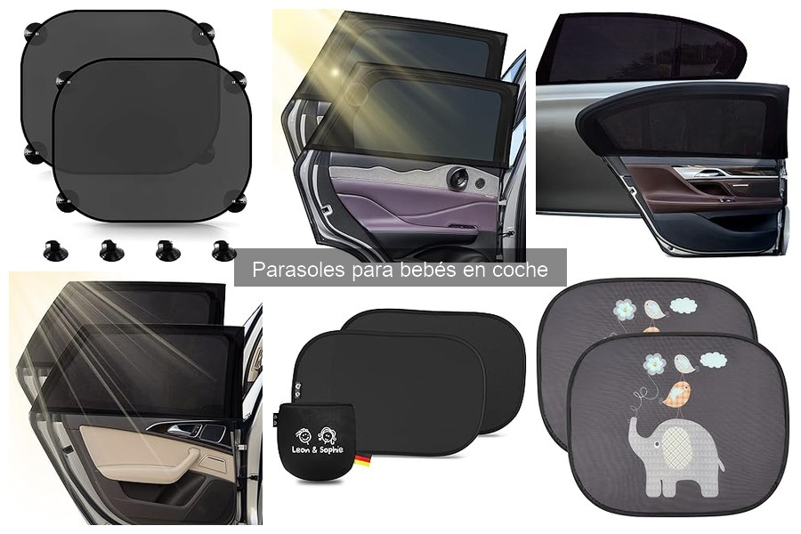 ¿Qué son los parasoles para bebés en coche?