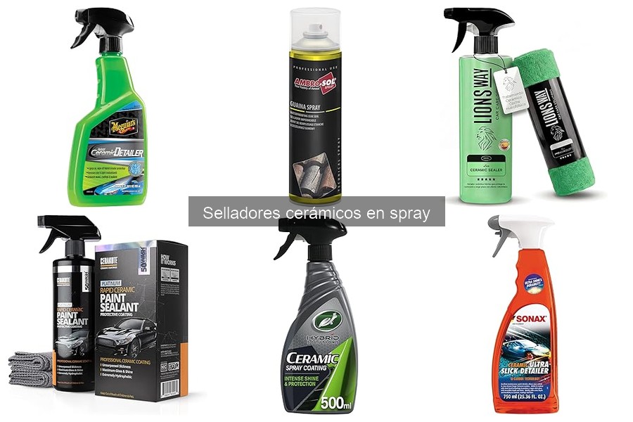 ¿Qué son los selladores cerámicos en spray? Definición y usos