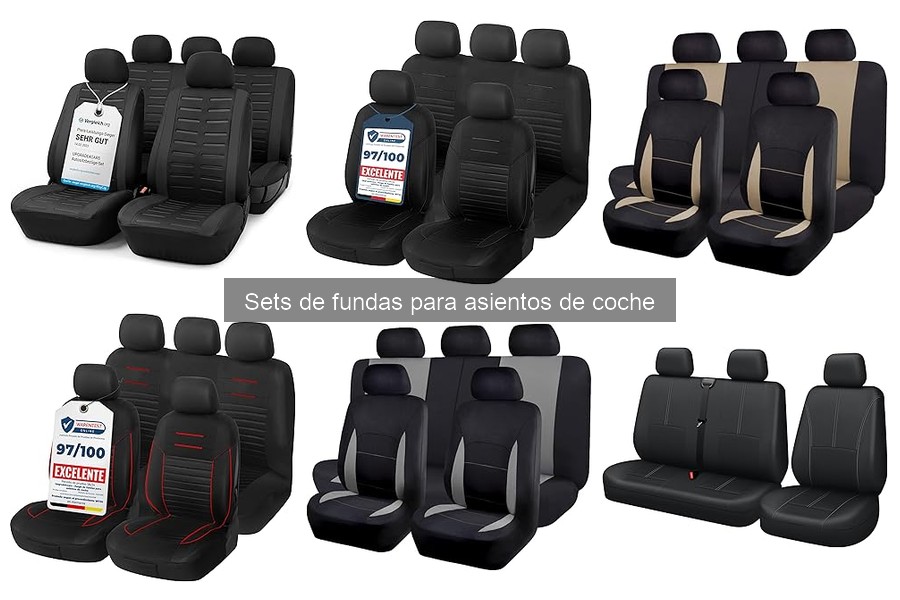 ¿Qué son los sets de fundas para asientos de coche?