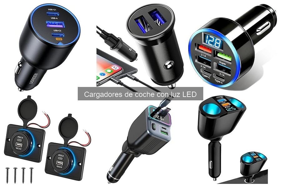 Seguridad de cargadores de coche con luz LED: ¿Son fiables?